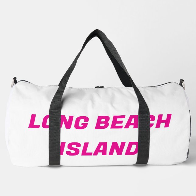 LONG BEACH ISLAND DUFFLE BAG (Front)