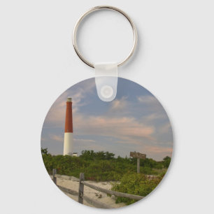 Long Beach Island Light House New Jersey USA Key Ring
