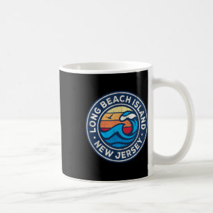 Long Beach Island New Jersey Nj Vintage Nautical W Coffee Mug