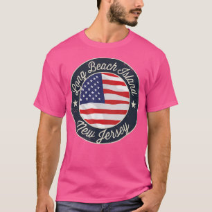 Long Beach Island - Patriotic New Jersey Souvenir T-Shirt