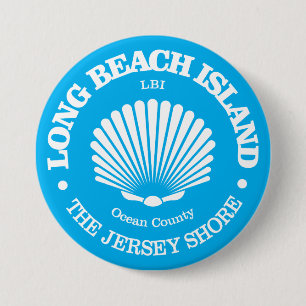 Long Beach Island (seashell) 7.5 Cm Round Badge