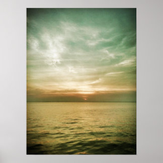 Long Beach Island Sunset Poster