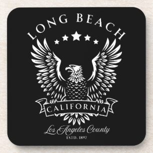 Long Beach Los Angeles County California Vintage Coaster