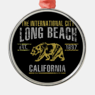 Long Beach Metal Tree Decoration