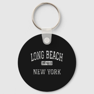 Long Beach New York Ny Vintage  Key Ring