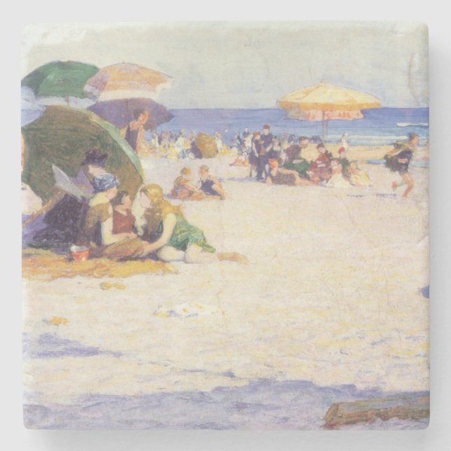 Long Beach (New York State)  Stone Coaster (Front)