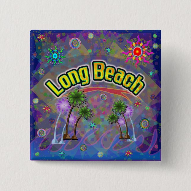 Long Beach Noble Voyage Button (Front)
