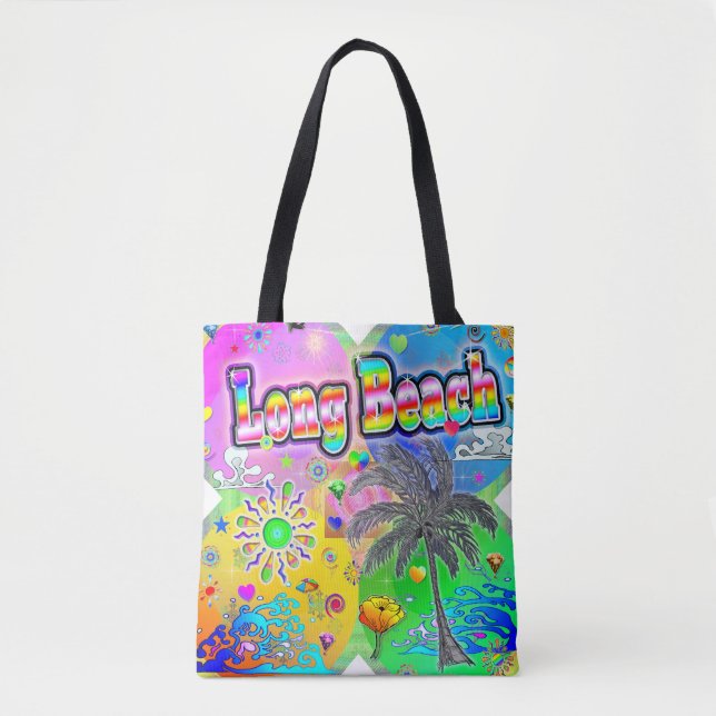 Long Beach Quadro Seasons Tote Bag (Front)