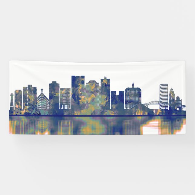 Long Beach Skyline Banner (Horizontal)