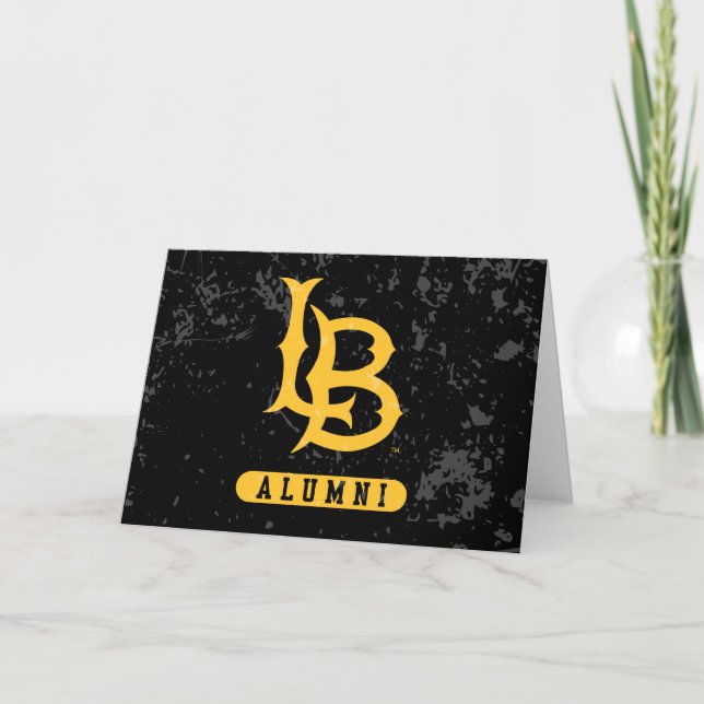 Long Beach State Alumni Distressed Card (Front)