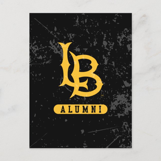 Long Beach State Alumni Distressed Invitation Postcard (Front)