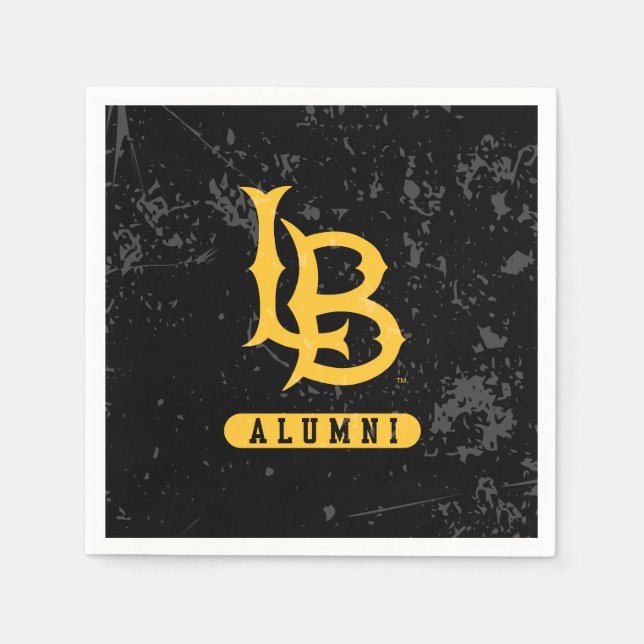Long Beach State Alumni Distressed Napkin (Front)