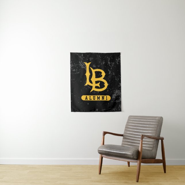 Long Beach State Alumni Distressed Tapestry (In Situ)