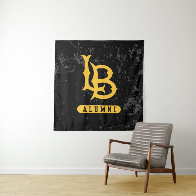 Long Beach State Alumni Distressed Tapestry (In Situ)