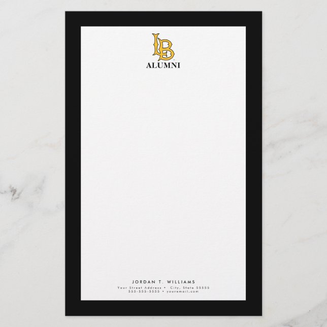 Long Beach State Alumni Stationery (Front)