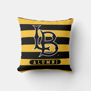 Long Beach State Alumni Stripes Cushion