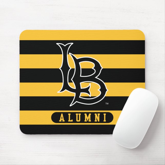 Long Beach State Alumni Stripes Mouse Mat (With Mouse)