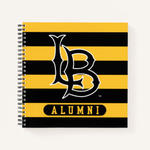 Long Beach State Alumni Stripes Notebook
