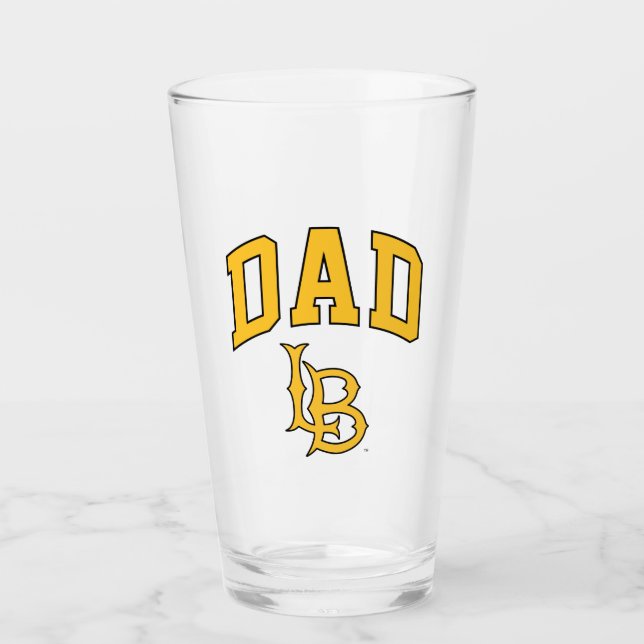 Long Beach State Dad Glass (Front)