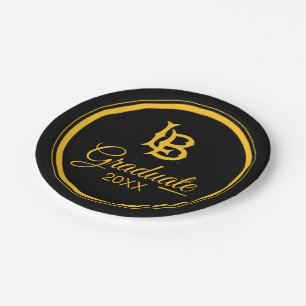 Long Beach State Logo Graduation Paper Plate