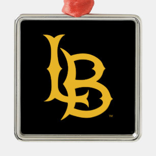 Long Beach State Logo Metal Tree Decoration