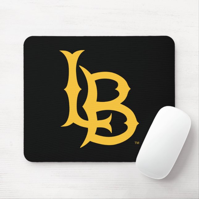 Long Beach State Logo Mouse Mat (With Mouse)