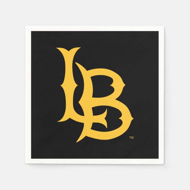 Long Beach State Logo Napkin (Front)