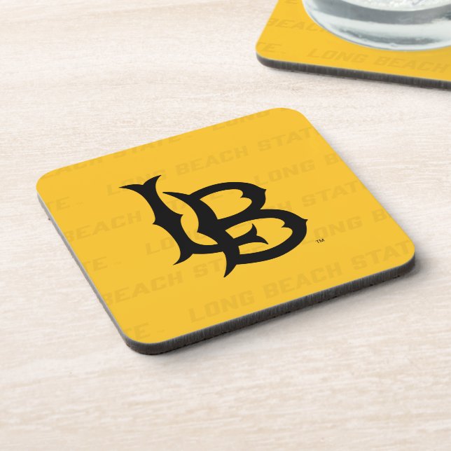 Long Beach State Watermark Coaster (Left Side)