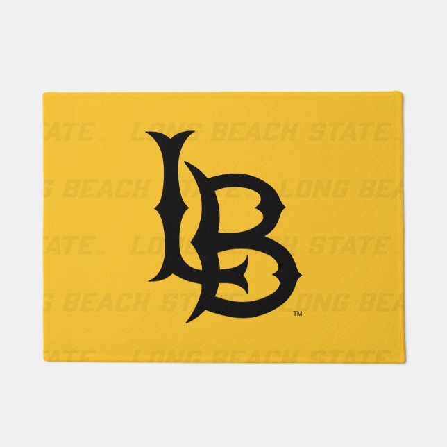 Long Beach State Watermark Doormat (Front)