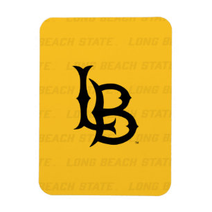 Long Beach State Watermark Magnet