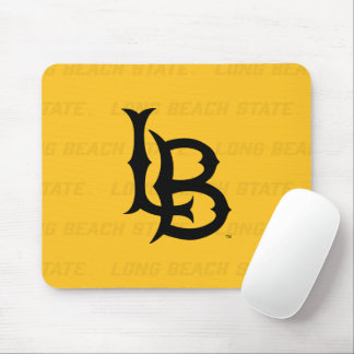 Long Beach State Watermark Mouse Mat