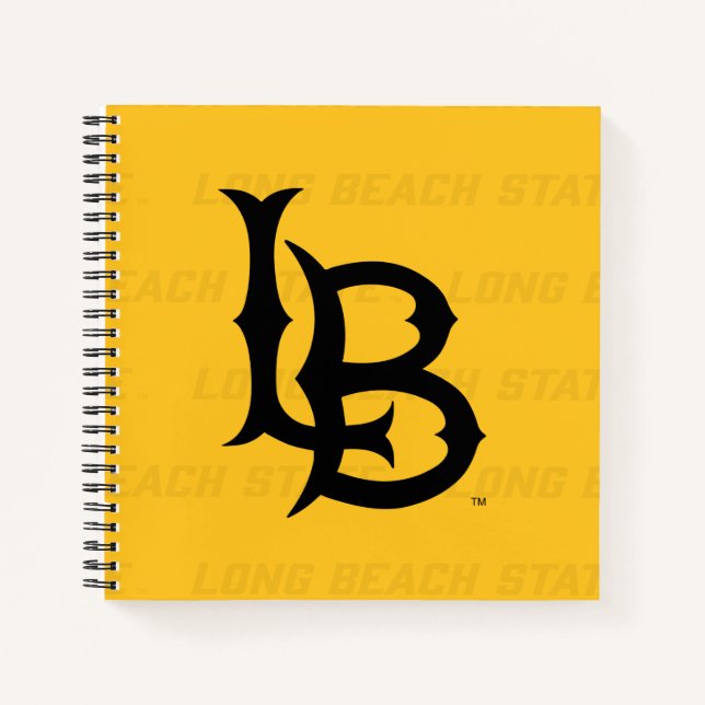 Long Beach State Watermark Notebook (Front)