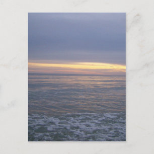 Long Beach Sunset Postcard