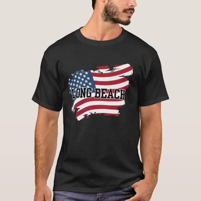 Long Beach USA T-Shirt (Front)