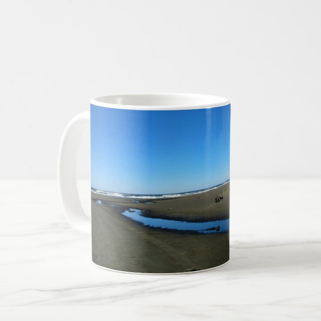 Long Beach, Washington Coffee Mug (Front Left)