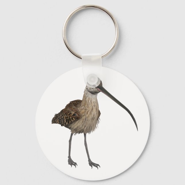 Long-Billed Curlew Key Ring (Front)