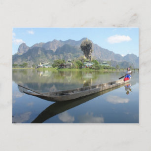 Long Boat Postcard