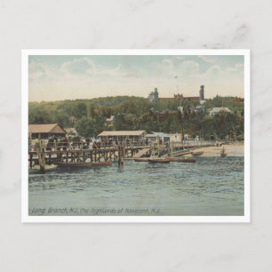 Long Branch NJ The Highlands of Navesink c1906  Postcard