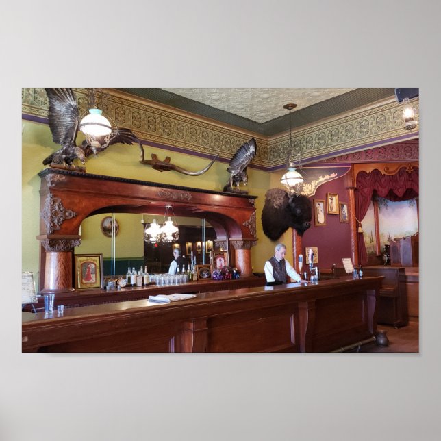 Long Branch Saloon, Boot Hill, Dodge City KS Poster (Front)