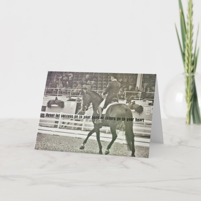 LONG CLEAN LINE Greeting Card (Front)