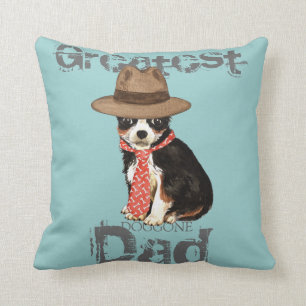 Long Coat Chihuahua Dad Cushion