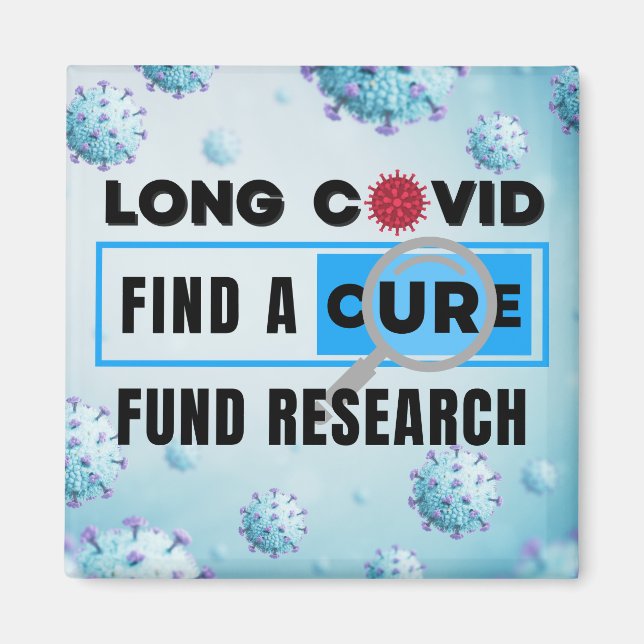 Long Covid - FUND RESEARCH Magnet (Front)
