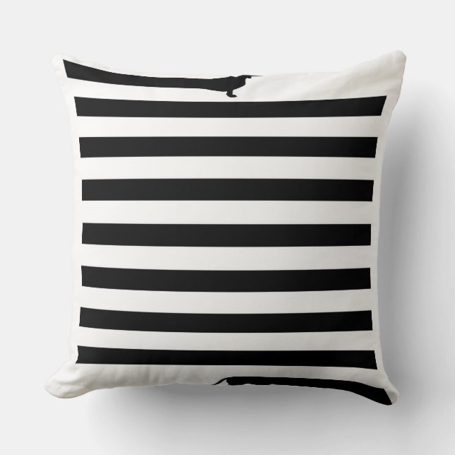 Long Dachshund Dog | Funny Dachshund Gift Cushion (Front)