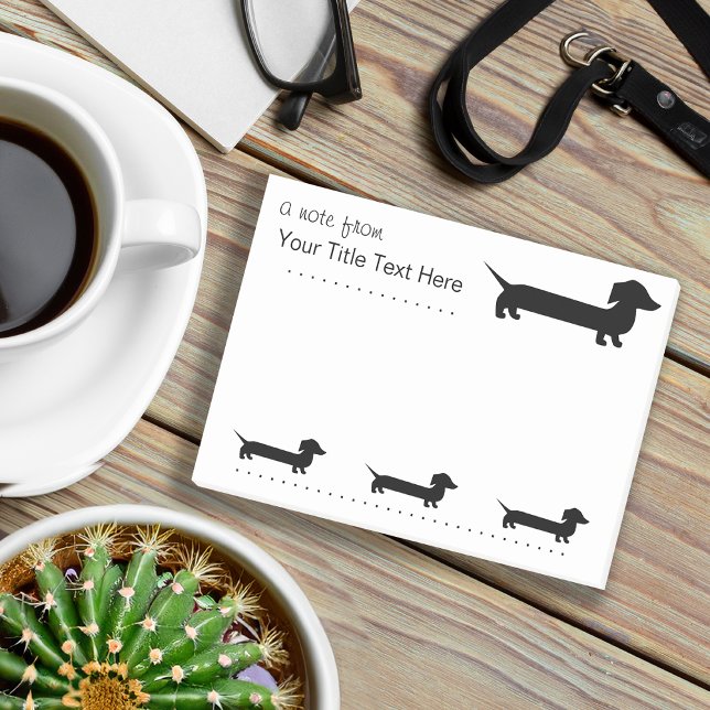Long Dachshund Funny Drawing Post-it Notes (Creator Uploaded)