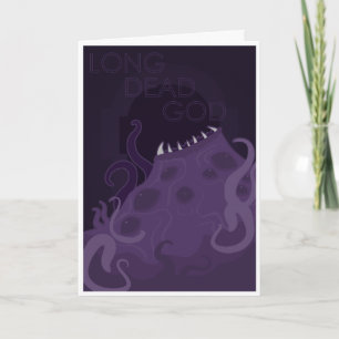 Long Dead God - Worship Old Gods Holiday Card