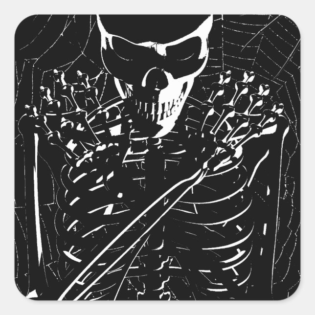 Long -Dead Skeleton Stickers (Front)