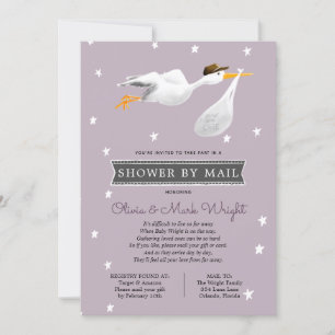 Long Distance Baby Shower by Mail Invitation