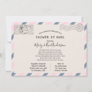 Long Distance Baby Shower by Mail Invitation