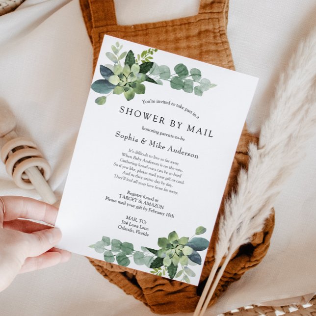 Long Distance Baby Shower by Mail Invitation (Creator Uploaded)