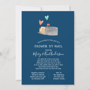 Long Distance Baby Shower by Mail Invitation